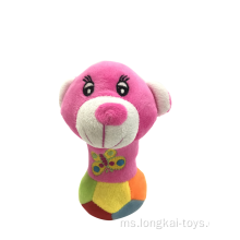 Top Paw Plush Colorful Toy Dog Rattle